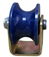 Plattenrollen, U-Typ, feste Riemenscheibe, Gleitrollenrad, robuste Möbelrollen, Gusseisen, für Torrahmen, für Schiebetüren, Industriemaschinen, Rolltore, Inv, -70 mm