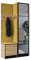 KIER FURNITURE Flurgarderobe Modern - Garderobenschrank mit Sitzbank, Haken und Schuhschrank - Flur Möbel Geräumig und Stilvoll - BxHxT 106,4x205x39cm - Craft Eiche + Gelb