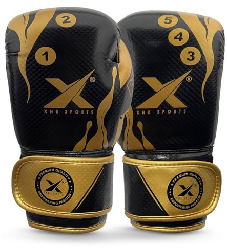 Xn8 Sports Guantoni da boxe per bambini, 113,4 g e 170,1 g, guanti da allenamento e sparring, per sacco da boxe, kickboxing, muay thai e MMA, per ragazzi e ragazze, con imbottitura multistrato