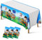 Sidesea Table Cloth Party, 3Pack 180 * 108cm Paw Dog Table Cloth Party Waterproof Cartoon Party Tablecloth Rectangular Plastic Birthday Table Cover for Kids Party Decorations