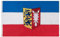 Lixure Schleswig-holstein Flagge, 90x150cm Schleswig-holstein Fahne -210D Nylon, doppelseitig, lebendige Farbe, lichtbeständig, 4 Stichsämmen, mit 2 Messingösen für Garten Innen- Außenbereich