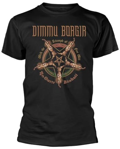 Plastichead Dimmu Borgir Free Will T Shirt XL Black