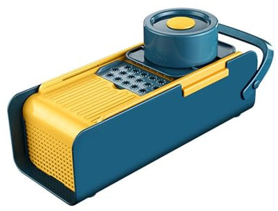 Gemüseschneider Würfelschneider vegetable chopper dicer - Gemüsehobel Geeignet für Würfe Scheiben,Multifunktionsschneider Zwiebel Zerkleiner Salatschneider (Blau)