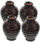 ORFOFE 4Pcs Miniature Succulent Pots Elegant Pottery Flower for Dollhouse Decoration for Tiny House Micro Landscapes and Easy Succulent Care Dollhouse