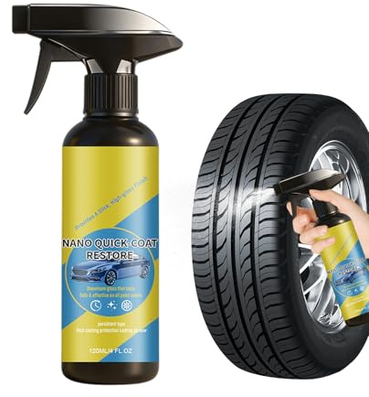 Nanoversiegelung für Autos | 120ml UV-Schutz Versiegelung | Autoscheiben-Polierspray - Für LKW, SUV, Wohnmobile, Außen, Windschutzscheibe, Fenster, Lack, Reifen, Boote