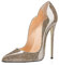 EDEFS - Scarpe da Donna - Elegante Scarpe Tacco Alto - 12cm - Cut-OUTS - Gold - Taglia 42