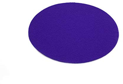 Primaflor - Ideen in Textil Event-Teppich Hochzeitsteppich Podium Rund, Lila, 1,50m Durchmesser, Schwer Entflammbar, Weihnachtsbaum-Decke, Teppich, Stehtisch-Unterleger