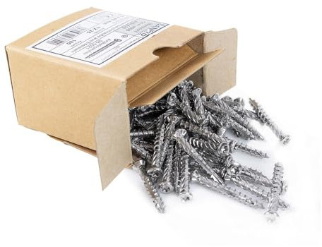 Sanpro Terrassenschraube aus Edelstahl mit Torx Kopf, Größe 5 x 60 mm, Anzahl 600 Stück (Pack à 600 Stück)