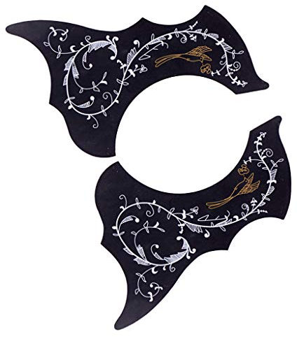 2Pcs PVC Pickguard Schlagschutz Selbstklebende Schlagbrett für 40/41 Gitarre Konzertgitarre