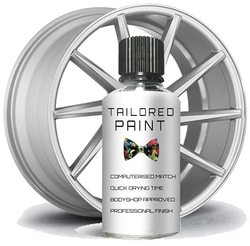 Silver Alloy Wheel Touch Up Pen Paint - 30ml For Car, 4x4, SUV, Lorry, Truck Curbed, Scratched Wheels (Touch Up, Lacquer & Primer)