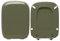 Abattant WC Ideal Standard Conca comme original, WC en bois recouvert de résine polyester avec charnières incluses, planche WC fabriquée en Italie (vert CACTUS)