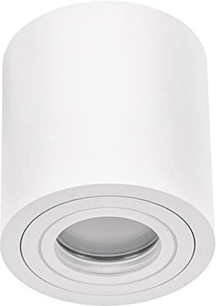 NCC-Licht LED Aufbauleuchte Außenleuchte Chloe rund Weiß matt IP65 7W GU10 540lm warmweiß 2700K wasserdicht