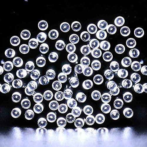 Garden Store Direct GSD 50/100/200 LEDs Battery Operated Fairy Lights Waterproof Indoor/Outdoor 8 Changing Modes Timer Christmas Wedding Party Birthday Decorations (50 LED's, Cool/Ice White)