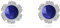 Lapislazuli Ohrringe Sterling Silber Blau Lapis Lazuli Ohrstecker Ohrringe Boho Geburtstag Schmuck Geschenke für Damen