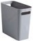 rongweiwang Bote de Basura Delgado sin Tapa Papelera Contenedor de Basura Baño Dormitorio Gabinete de Cocina Artículos de tocador Papelera de Almacenamiento, Gris