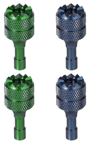 4pz Stick Controller Droni, Rimovibili Joystick per Droni Accessori di Sostituzione del Pollice del Controller Stick Compatibile con DJI Mini 3 Pro Drone DJI RC (Blu, Verde)