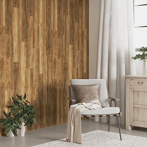 DIGBYS Wandpaneele Holzoptik Braun PVC 4,12m
