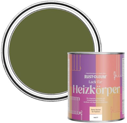Rust-Oleum Green Heat Resistant Radiator Paint in Matt Finish - Jasper 750ml