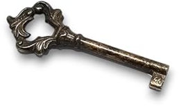 BricoShopping Schlüssel Für Möbel In Armen Kunst Und Moderne Klassische Antike Schränke Universal Schlüssel Stil Für Messing Schrankschloss Antike Kartenschlüssel Schublade (BS0317, Antikes Messing)