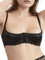 Pour Moi 22800 for Your Eyes Only Underwired Quarter Cup Bra Black