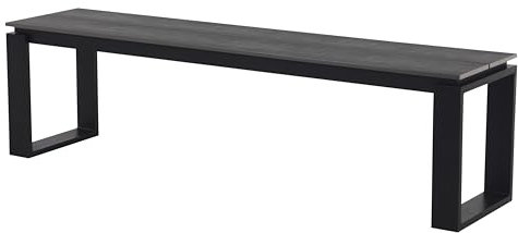 ebuy24 Martin Gartenbank Schwarz und grau.