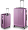 Easy Move ABS Hartschalenkoffer - Ergonomisch & Sicher - Großer Trolley Koffer mit 360° Rädern, Zahlen-Schloss - Rollkoffer, Reisekoffer Groß (Lila, 74cm)