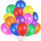 Mehrfarbige Luftballons Bunt Helium, Ballon Bunte Latex 30 cm Partyballon Deko Bunte 2,8g Dekoration fur Geburtstags - 50 stk