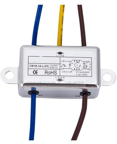 Mit kabelgebundenem Netzfilter, störungsfrei, klein, dediziert 3A 10A 6A, Leitungslänge 10 cm(CW1B-3A- L05)
