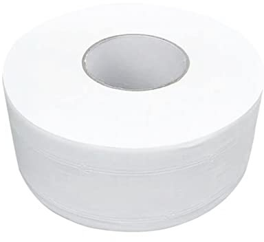 Lot de 1 grand rouleau de papier toilette pour restaurants, hôtels, centres commerciaux, supermarchés, ameublement, salon de beauté (600 g/rouleau)