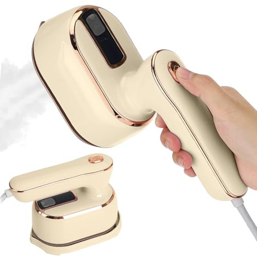 Travel Steamer for Clothes Portable Mini - 1000W Steamer and Iron 2 In 1, Rotary Handheld | 360° Ironing | 10S Preheating | Constant 302°F, Steamers for Clothes Travel Size College Dorm Home Essential
