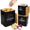 Aevcvok Juego de 3 Caja para Guardar Patatas, Tarros de Guardar Patatas Cebollas y Ajos, Almacenaje Patatas con Tapa y Orificios de Ventilación, Caja Patata Cebolla Ajo Organizador Cocina, Negro