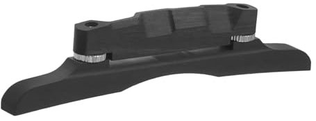 JOINPAYA Ebony Wood Mandolin Bridge Saddle Replacement Part Mandolin Accessories Musical Instrument Bridge for String Repair