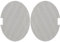 SOULWIT Cuscinetti Auricolari Tessuto Scrim Ricambio per Bose QuietComfort 15 (QC15)/QuietComfort 2 (QC2) Cuffie, Tappetini Schermo in Schiuma Antipolvere - Bianco