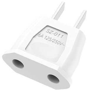 VIEVRE Universal Travel Adapter for EU, Deutschland to US, Japan, China, Kanada - International Stecker Power Plug Weiß