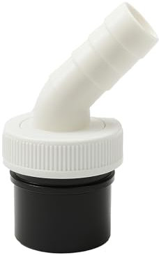 filheraze Raccord De Vidange PP, lave - Vaisselle, laveuse, Sécheuse, Raccord De Vidange Pour laveuse, Tuyau D'entrée 18-24 mm, Tuyau De Sortie 40 mm, Filetage