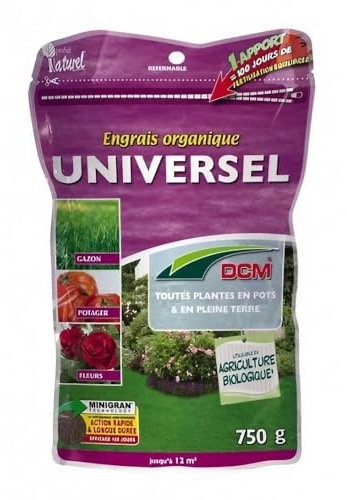 Attitude Jardin - Dcm - engrais universel - sachet de 750g - agriculture biologique