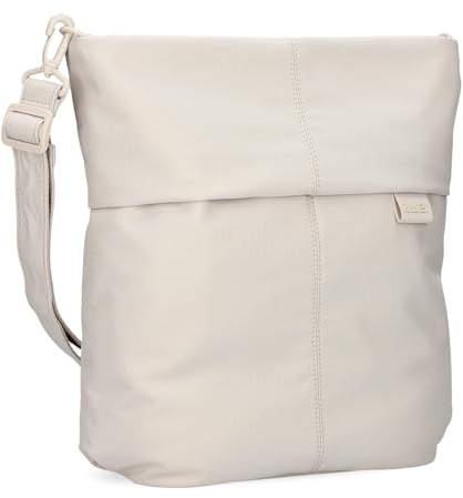 Zwei Damen Handtasche Mademoiselle.Tex MTX12 Umhängetasche 7 Liter Crossbody Bag, Schultertasche in DIN-A4-Größe, Schlüsselring, Geheimfach, inkl. extra kurzen, abnehmbaren Schultergurt