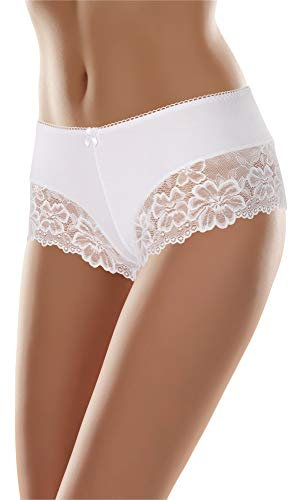 Merry Style Damen Boxershorts MSGAB107 (Weiß, 38 (Herstellergröße: M))
