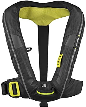 Spinlock Deckvest LITE + Schwimmweste Harness - Schwarz - Leicht - Ultraleicht und niedriges Profile, komfortablen Design