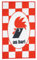 Diva Rutschfester Teppich A.S. Bari – offizielles Produkt (80 x 120 cm, Schach)