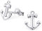 Monkimau Mädchen Ohrringe Anker Ohrstecker aus 925 Sterling Silver Silber