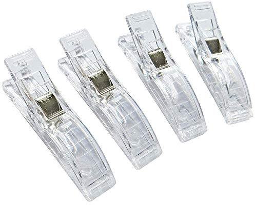 keepdrum Notenklammern für Notenständer Musik Clip Blatt-Klammern transparent 4 Stück