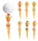 Kofull 6 PCS Golf Tee lustige Golf Tee Funny Golf tees Mixed Golf Tees