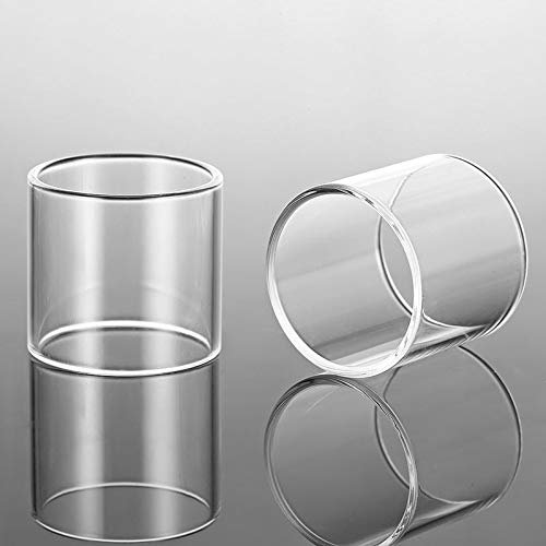 Qingtian-ceg 2 stücke Ersatzglas Tank Für Uwell Crown 2 / Crown 3 / Valyrian/Nunchaku Tank/Krone IV-Transparent,Frei von Tabak und Nikotin (Bundle : for Nunchaku Tank 5ML, Color : Clear)