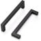 Probrico 10 Pack Hole Center 160mm Kitchen Cabinet Handle Stainless Steel Wardrobe Drawer Pulls Black Wardrobe Door Knobs