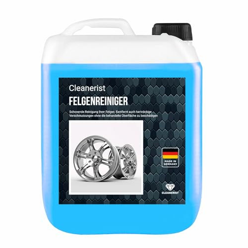 Cleanerist | 1x 5 Liter Felgenreiniger AP02 für Alufelgen & Stahlfelgen - säurefrei mit höchster Materialverträglichkeit - für Leichtmetallfelgen und Aluminiumfelgen am Auto, PKW, LKW, Transporter