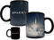 Mean Muggin SpaceX Falcon Rocket Launch Farbwechselnde hitzeempfindliche Tasse – schwarze Keramik – Schaumstoffbox Schutz – Weltraum / Wissenschaft / NASA / Tesla / Rakete Geschenk