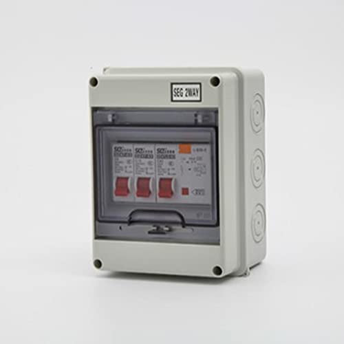 Unità di consumo per garage Unità di consumo a 2 vie Mini interruttore differenziale 40A 30mA RCD 2MCB 6A+16A