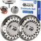 Cesto colador de Fregadero, Paquete de 2, cesto colador de Ø 79 mm, en Acero Inoxidable, la Espiga del cesto sobresale 25 mm en el desagüe, Clavija de Ø 7,8 mm, Repuesto para fregaderos de Cocina