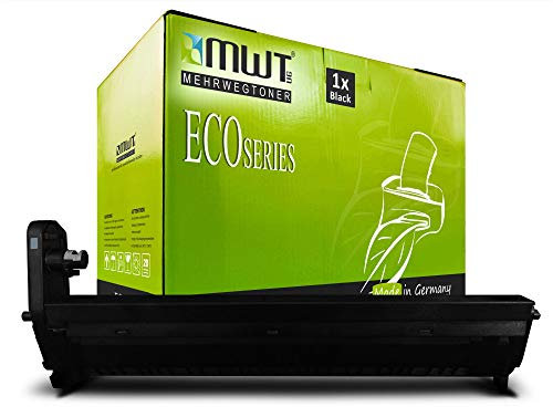 Mehrwegtoner Schwarz Trommel kompatibel für Oki C610CDN C610DM C610DN C610DTN C610N ersetzt 44315108 mit ca. 20.000 Seiten